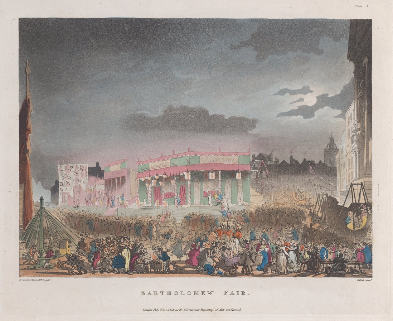 Bartholomew Fuarı, 1 Şubat 1808., 1 Şubat 1808. by J. Bluck