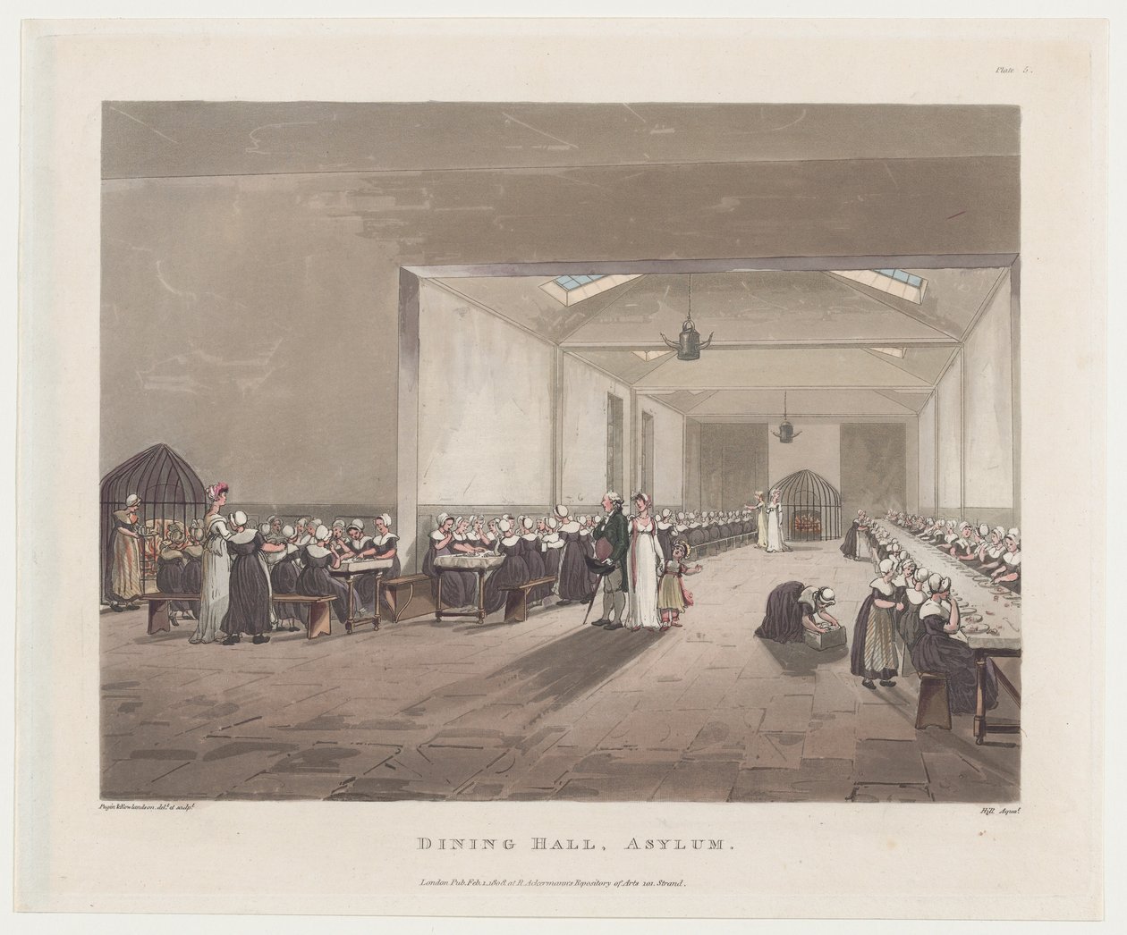 Yemekhane, İltica, 1 Şubat 1808., 1 Şubat 1808. by J. Bluck