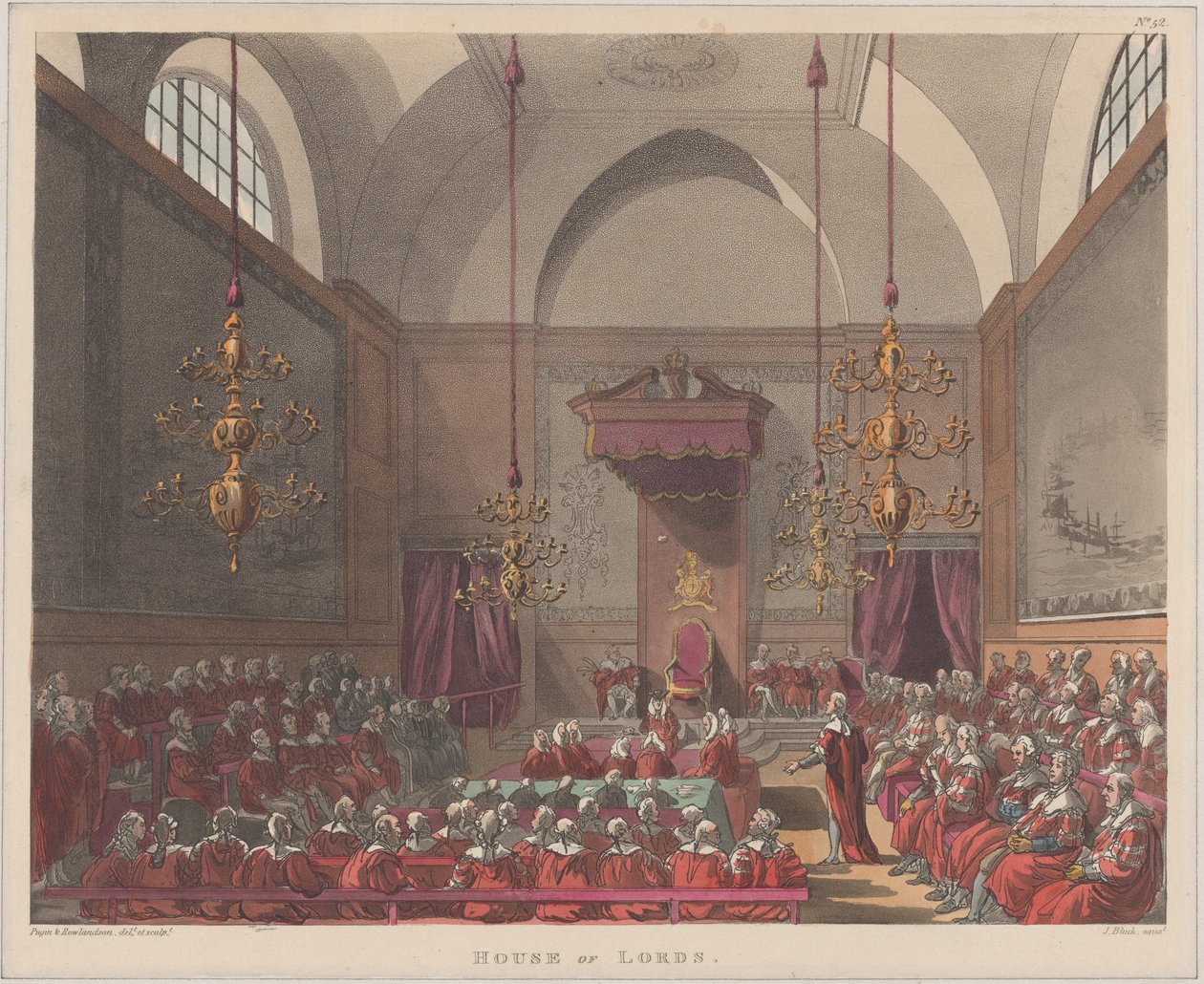 Lordlar Kamarası, 1808., 1808. by J. Bluck