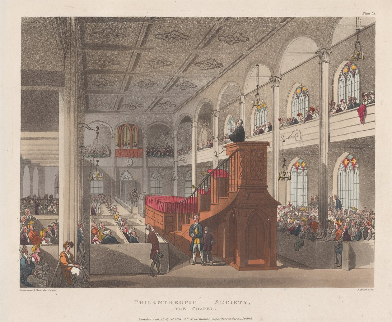 Hayırseverlik Derneği, Şapel, 1 Nisan 1809., 1 Nisan 1809. by J. Bluck