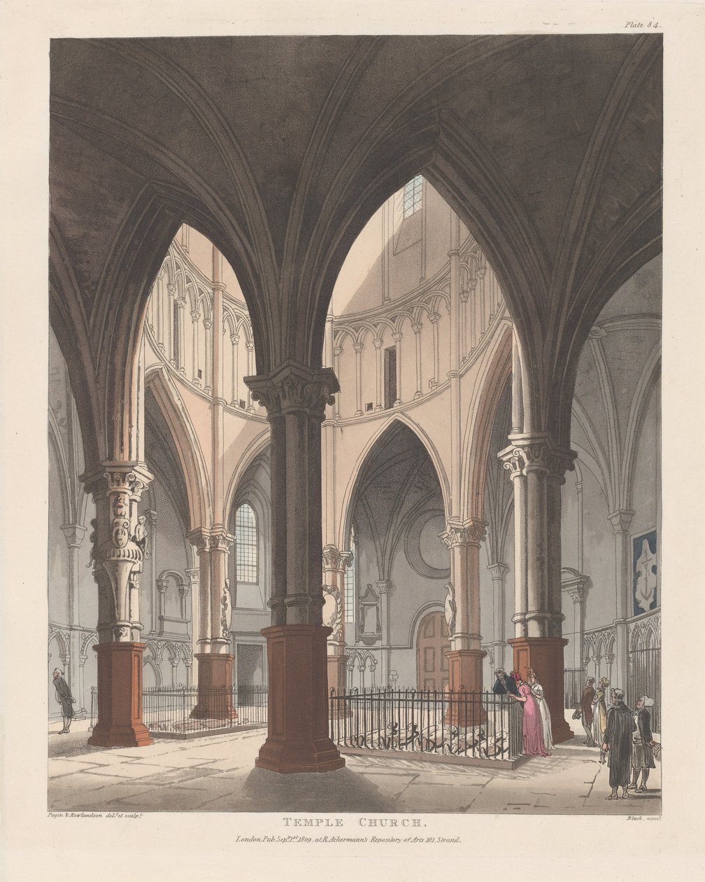 Tapınak Kilisesi, 1 Eylül 1809., 1 Eylül 1809. by J. Bluck