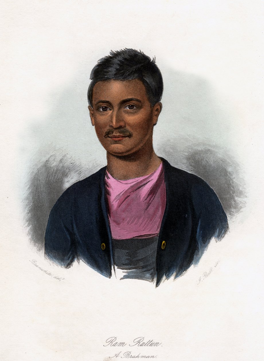 Ram Ruttun. Bir Brahman, c1840. by J. Bull