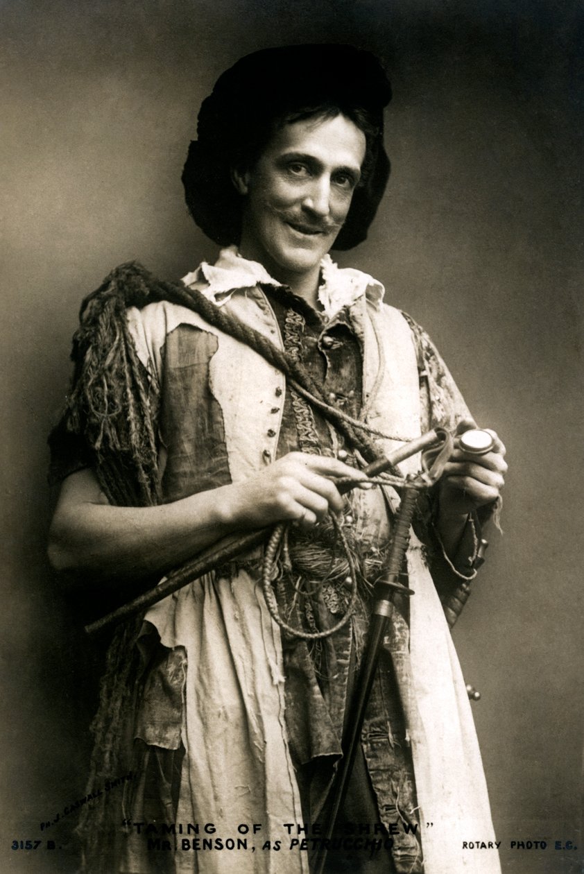 Frank Benson 1858-1939, İngiliz aktör ve tiyatro yöneticisi, 20. yüzyılın başlarında. by J Caswall Smith