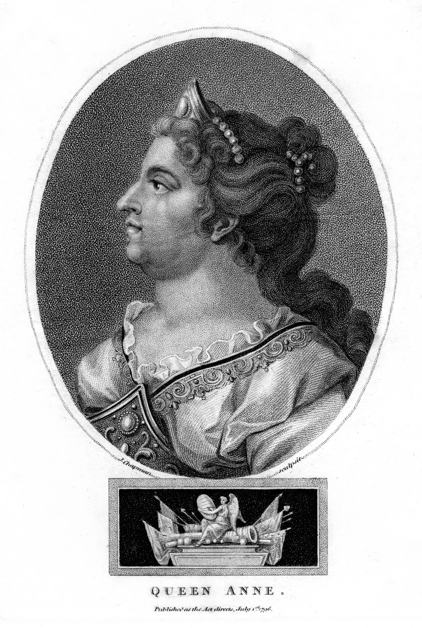 Büyük Britanyalı Anne, 1796. by J. Chapman