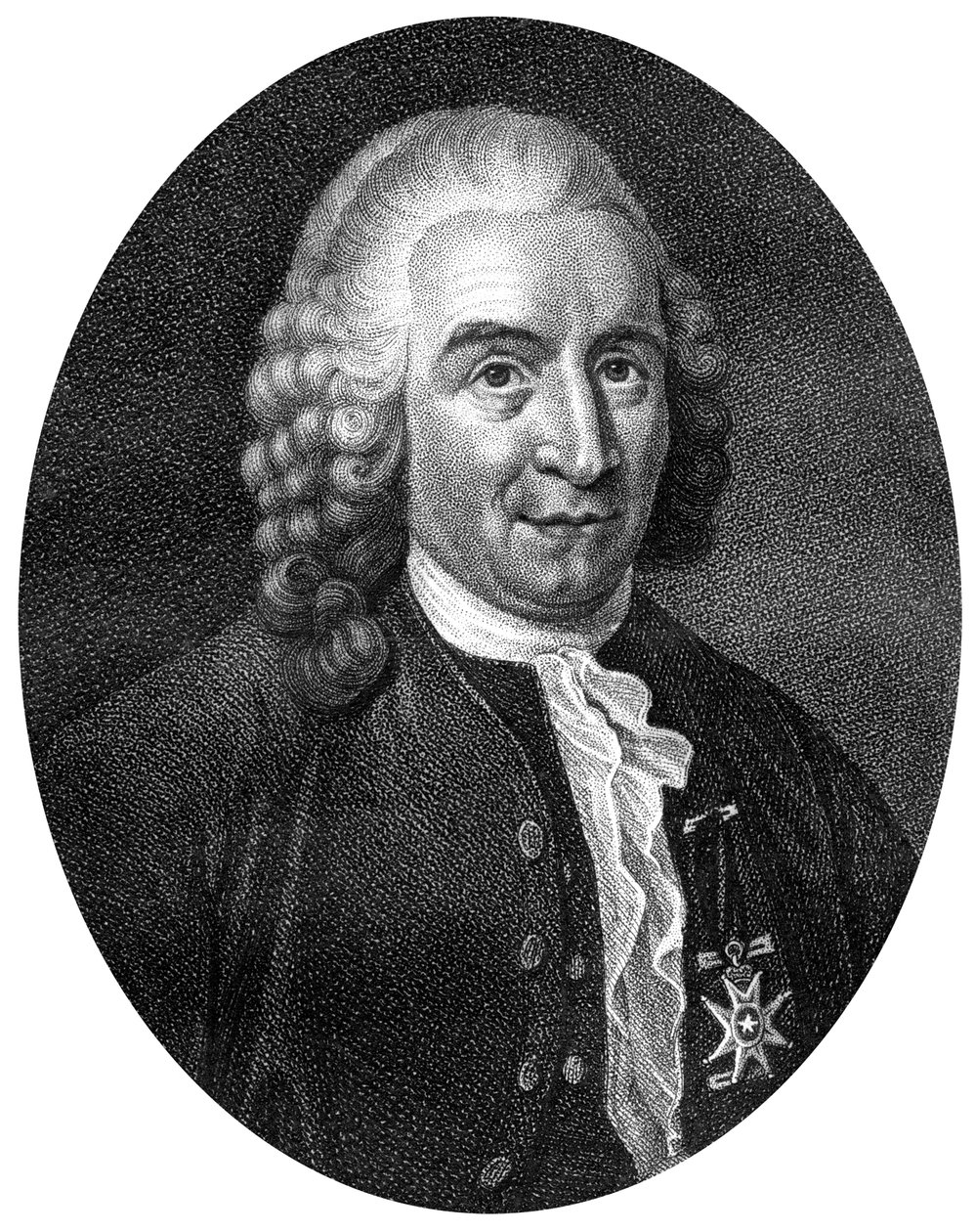 Carolus Linnaeus, 18. yüzyıl İsveçli botanikçi, hekim ve zoolog, 1812. by J. Chapman