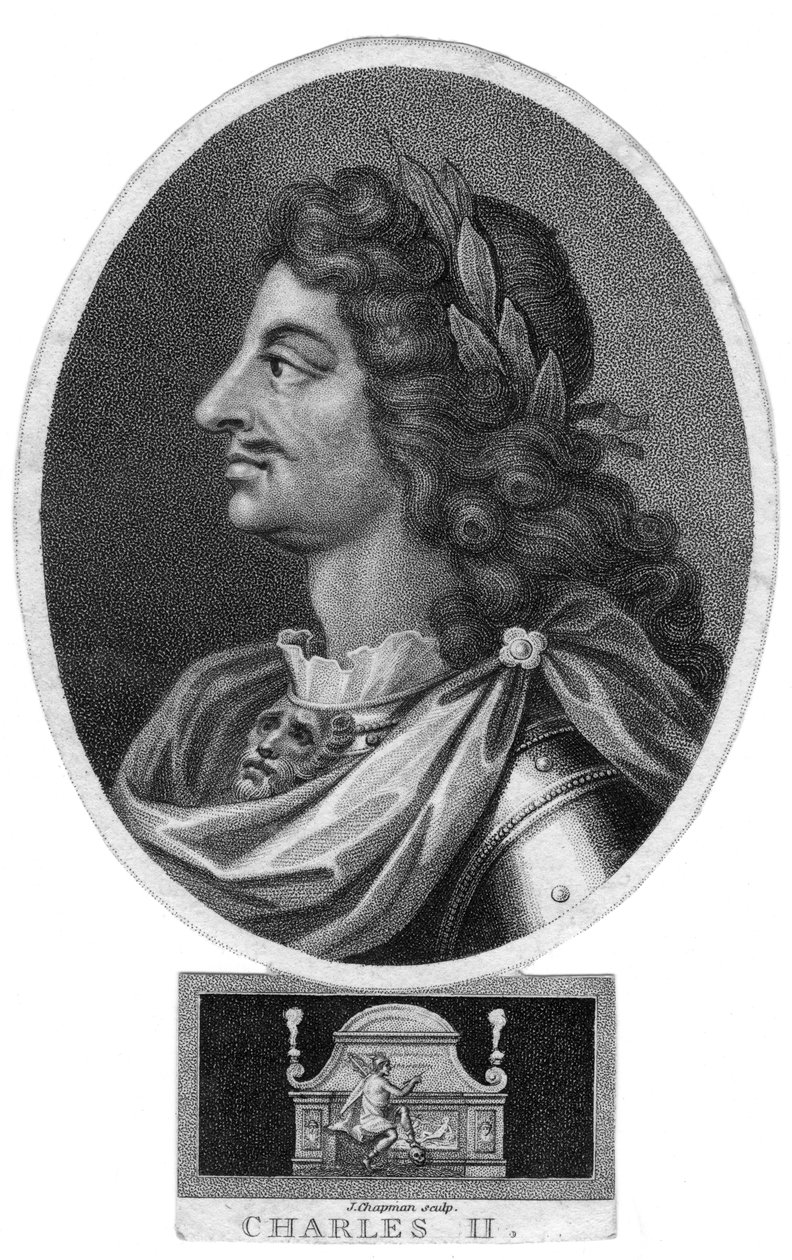 Charles II, İngiltere Kralı, İskoçya ve İrlanda, 19. yüzyıl. by J. Chapman