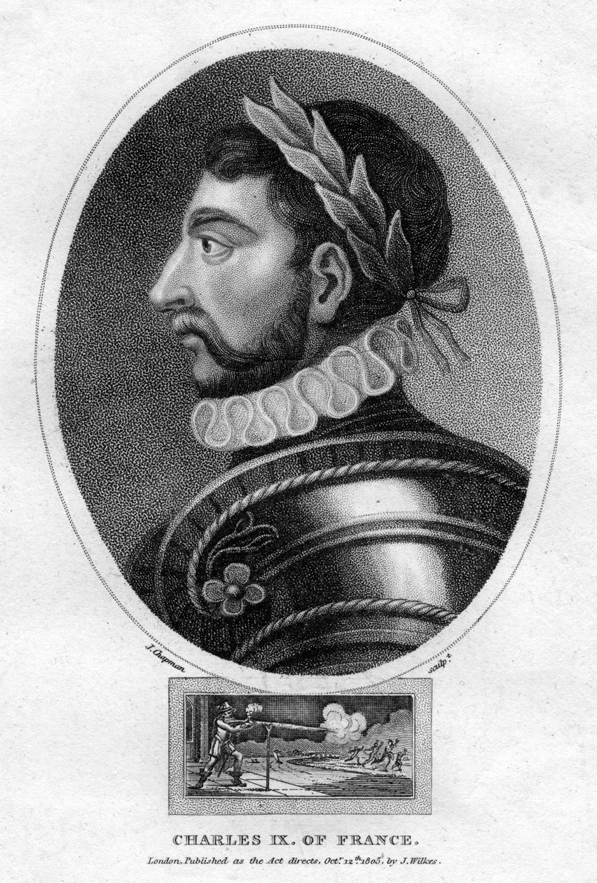 Charles IX, Fransa Kralı, 1805. by J. Chapman