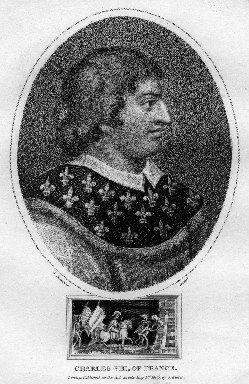 Charles VIII, Fransa Kralı, 1805. by J. Chapman