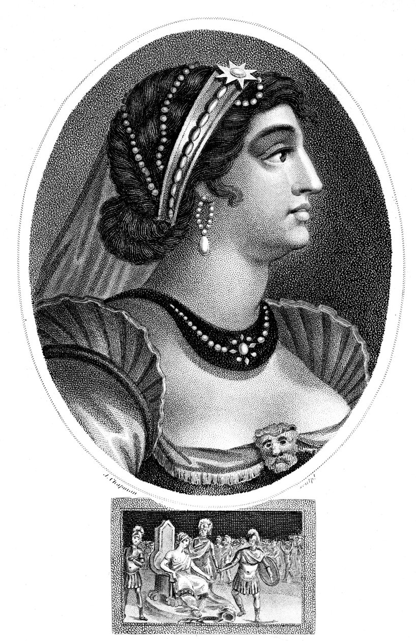 Kleopatra, Mısır Kraliçesi, 1804. by J. Chapman