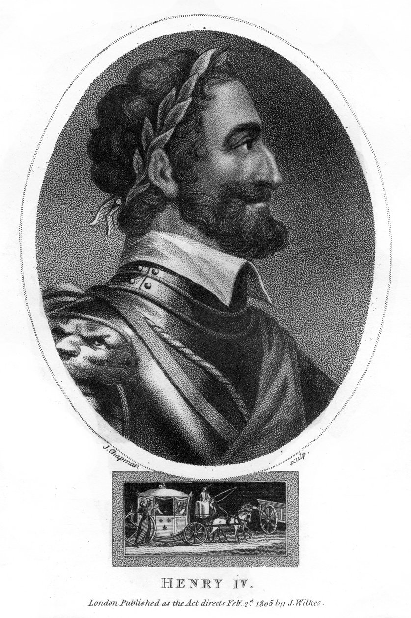 Henry IV, Fransa Kralı, 1805. by J. Chapman