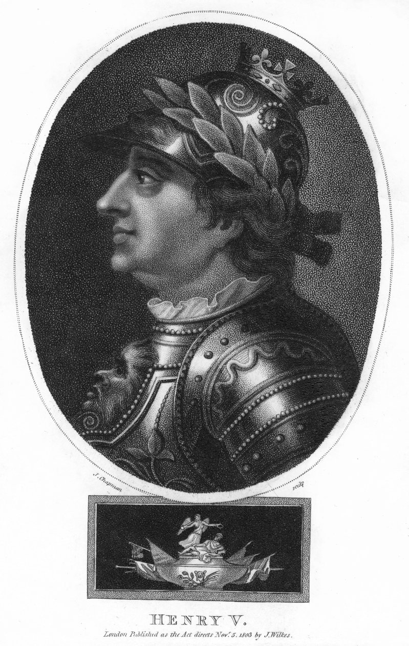 Henry V, İngiltere Kralı, 1803. by J. Chapman