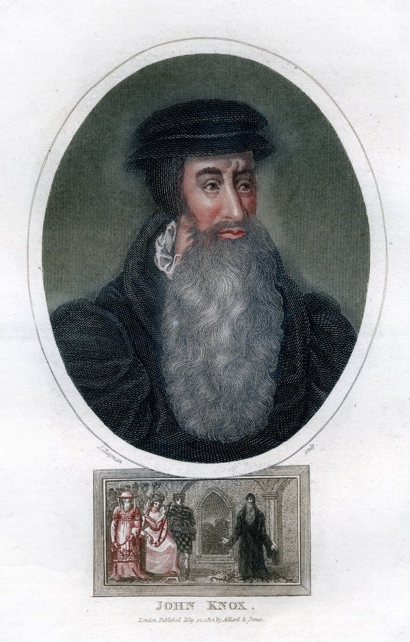 John Knox, İskoç din reformcusu, 1812. by J. Chapman