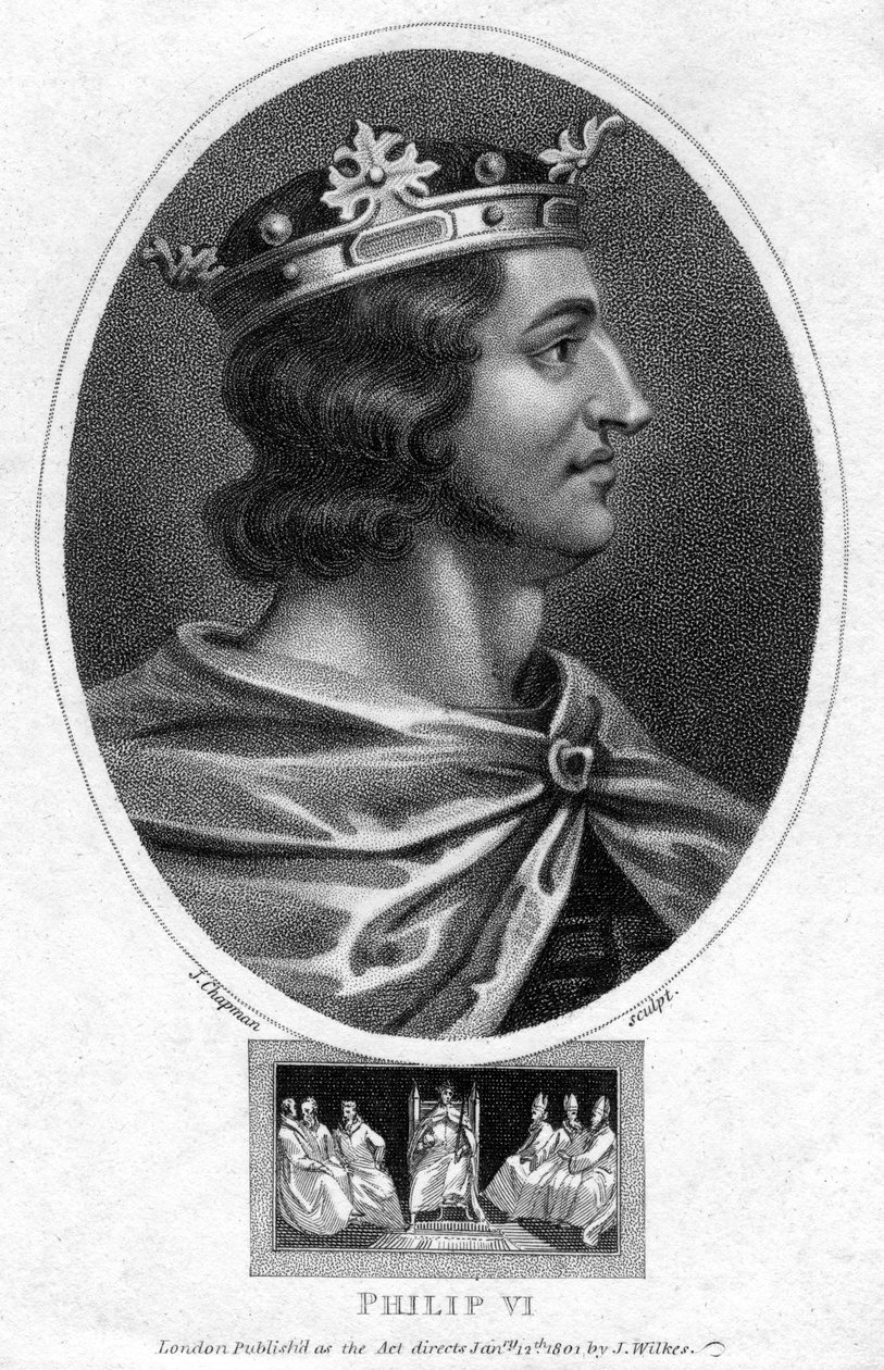 Fransa Kralı VI. Philip, 1801. by J. Chapman