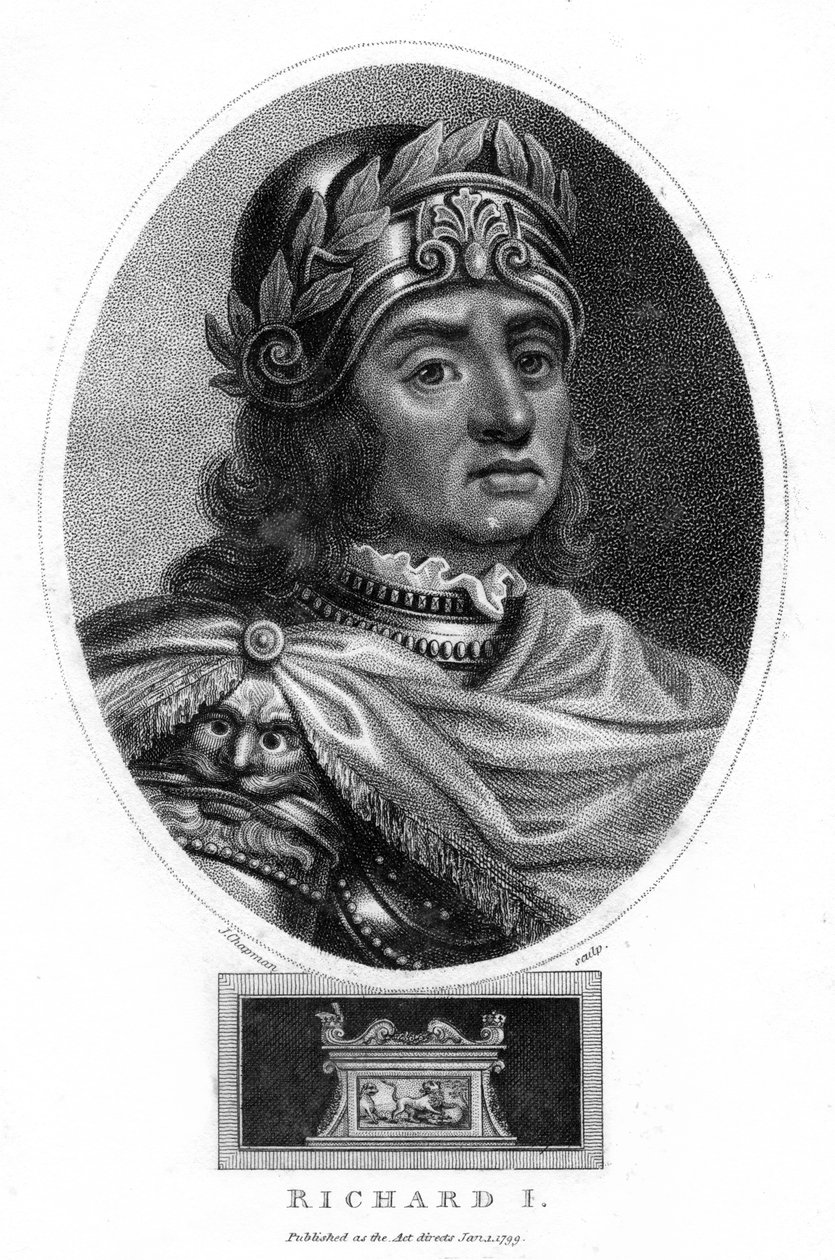 İngiltere Kralı I. Richard, 1799. by J. Chapman