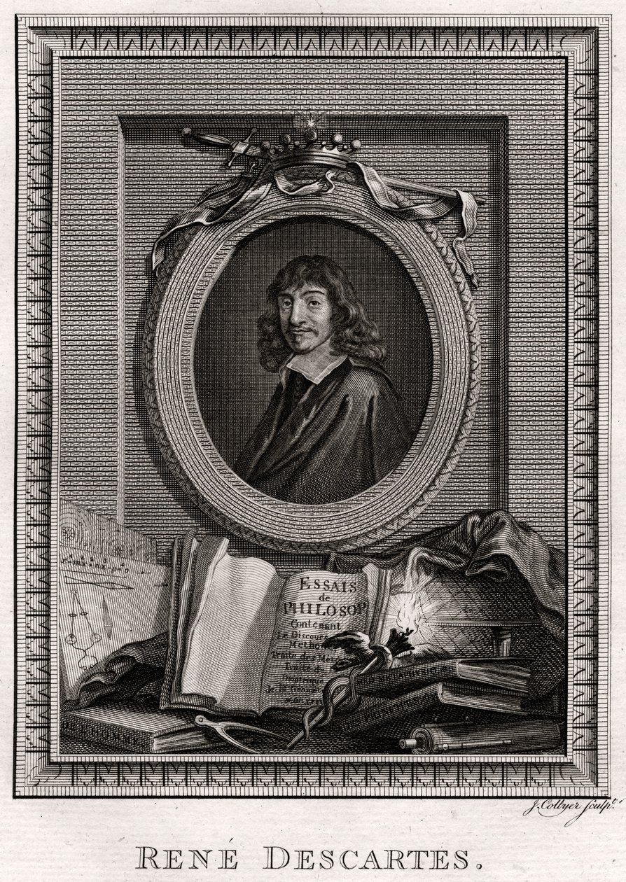 René Descartes, 1775 by J. Collyer