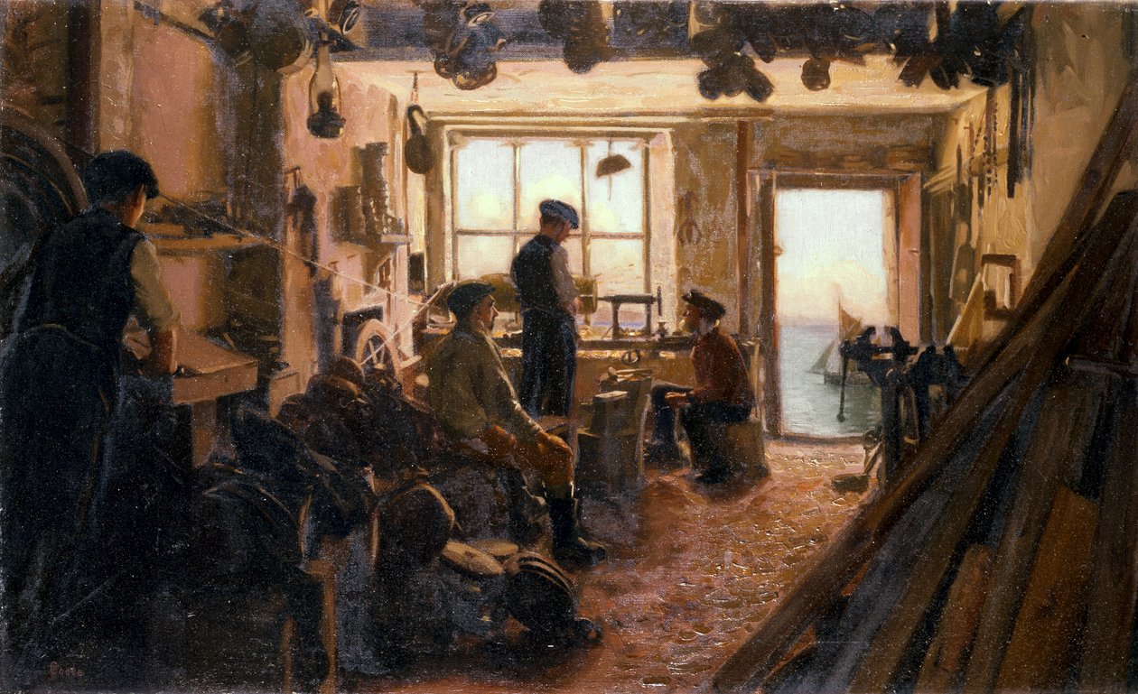 Blok Yapıcının Dükkanı by J. Cooke