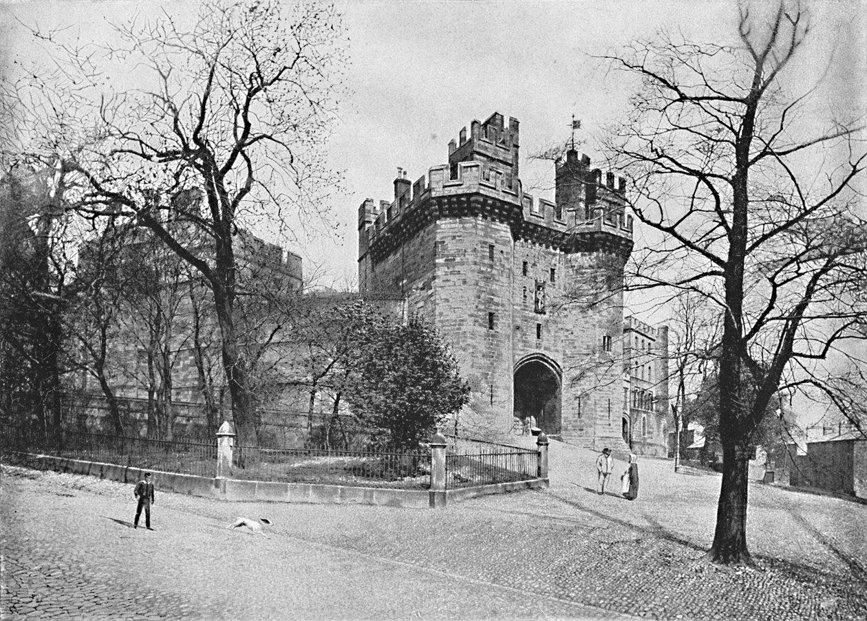 Lancaster Kalesi: John of Gaunts Tower, c1896 by J. Davis