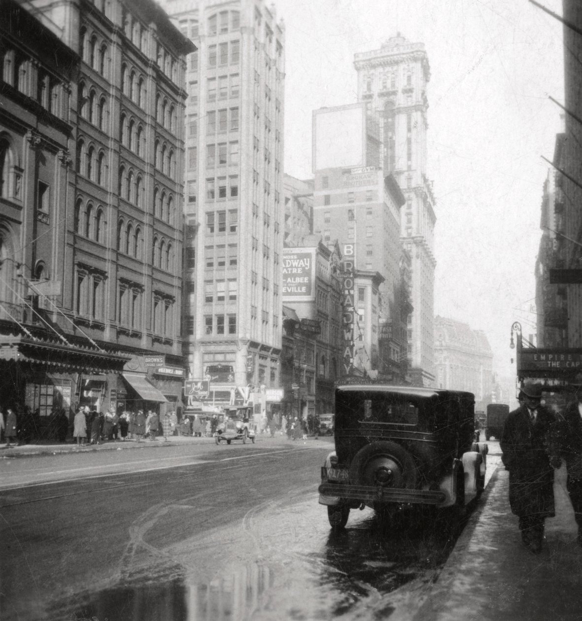 Broadway ve Times Building, New York City, ABD, 20. yüzyıl by J. Dearden Holmes