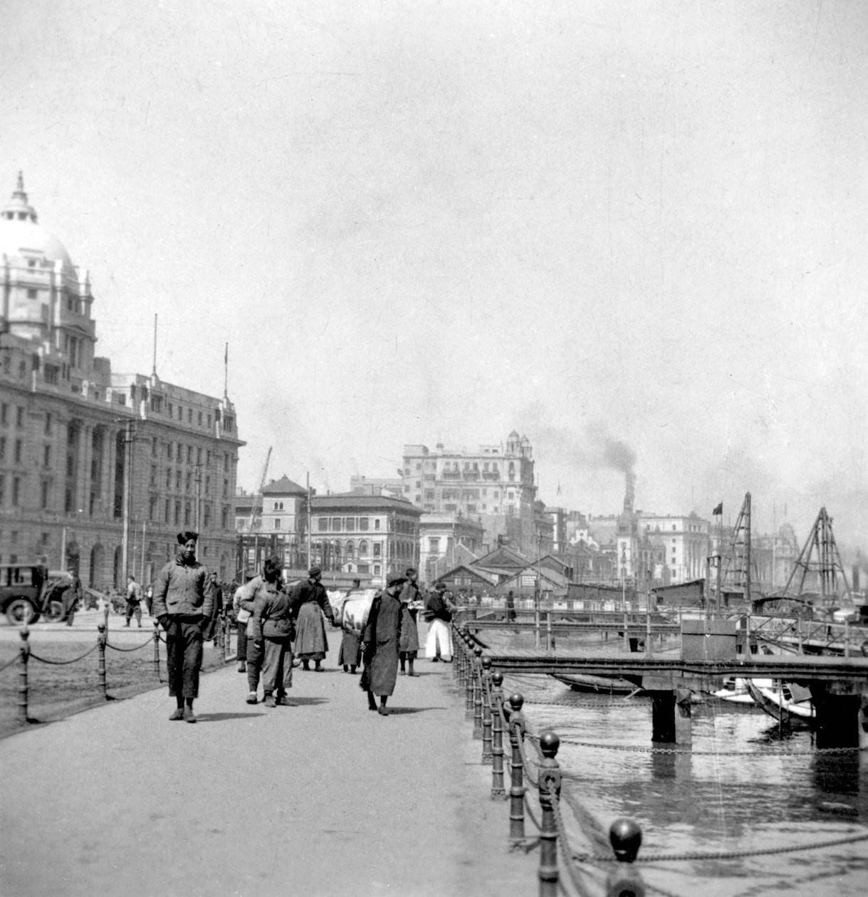 Bund, Şanghay, Çin, 20. yüzyılın başları. by J. Dearden Holmes