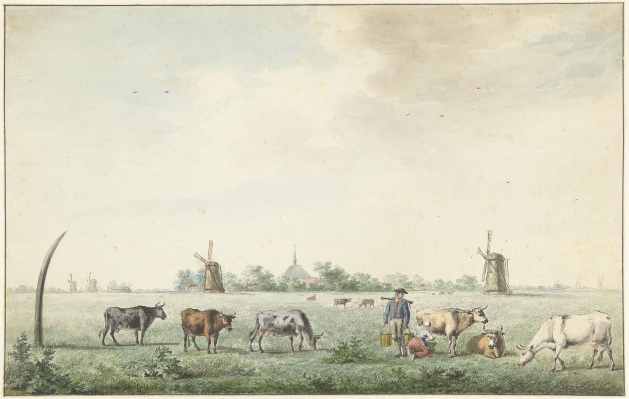 Amstelveen köyü by J. Dirksen
