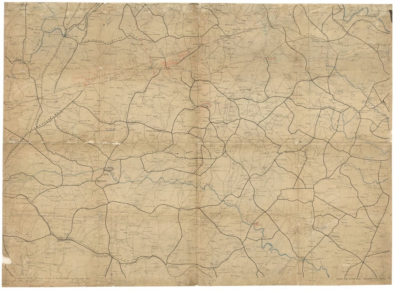 İç Savaş haritaları, 2. baskı, 1989. LC İç Savaş haritaları (2. baskı) 501.7 Ayrıca, Kongre Kütüphanesi Web sitesinde raster görüntü olarak da mevcuttur. Sayfa 6 (lva00104), c. 1, kaynak bilinmiyor, Ağustos 1968; sayfa 8 (lva00105), c. 1, kaynak bilinmiyor by J. F.; Schedler United States. Army. Corps Of Topographical Engineers; Gedney