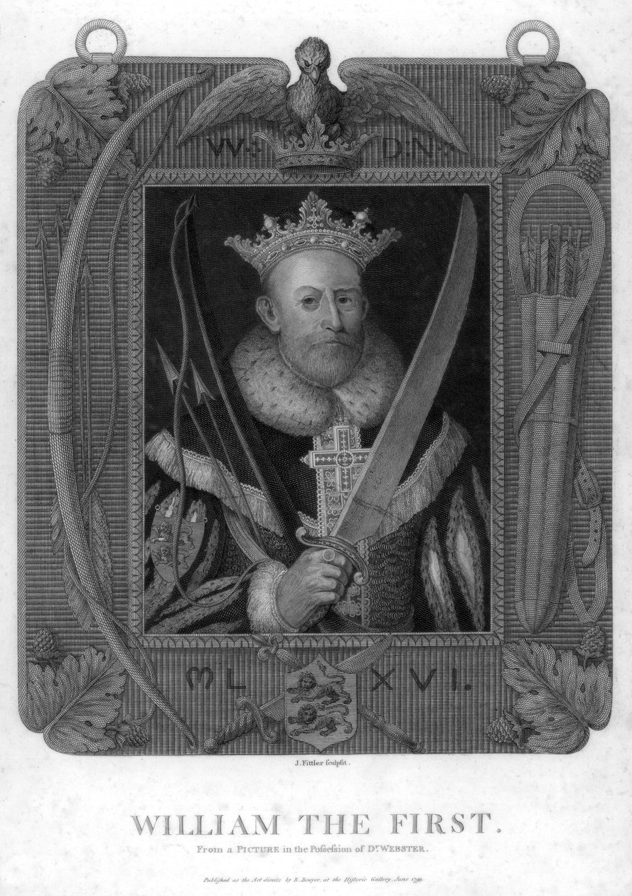 I. William, İngiltere Kralı, 1793. by J. Fittler