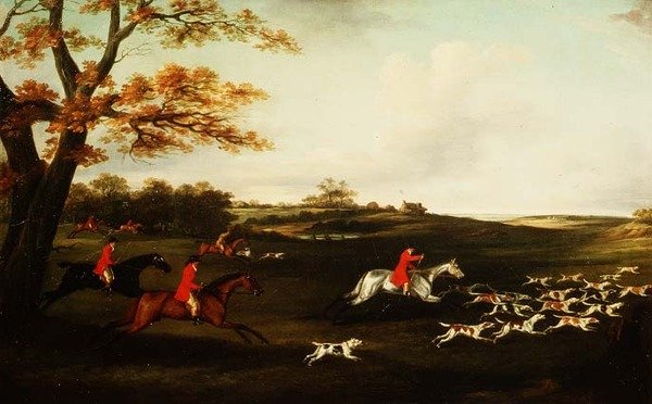 avlanma sahnesi by J. Francis Sartorius