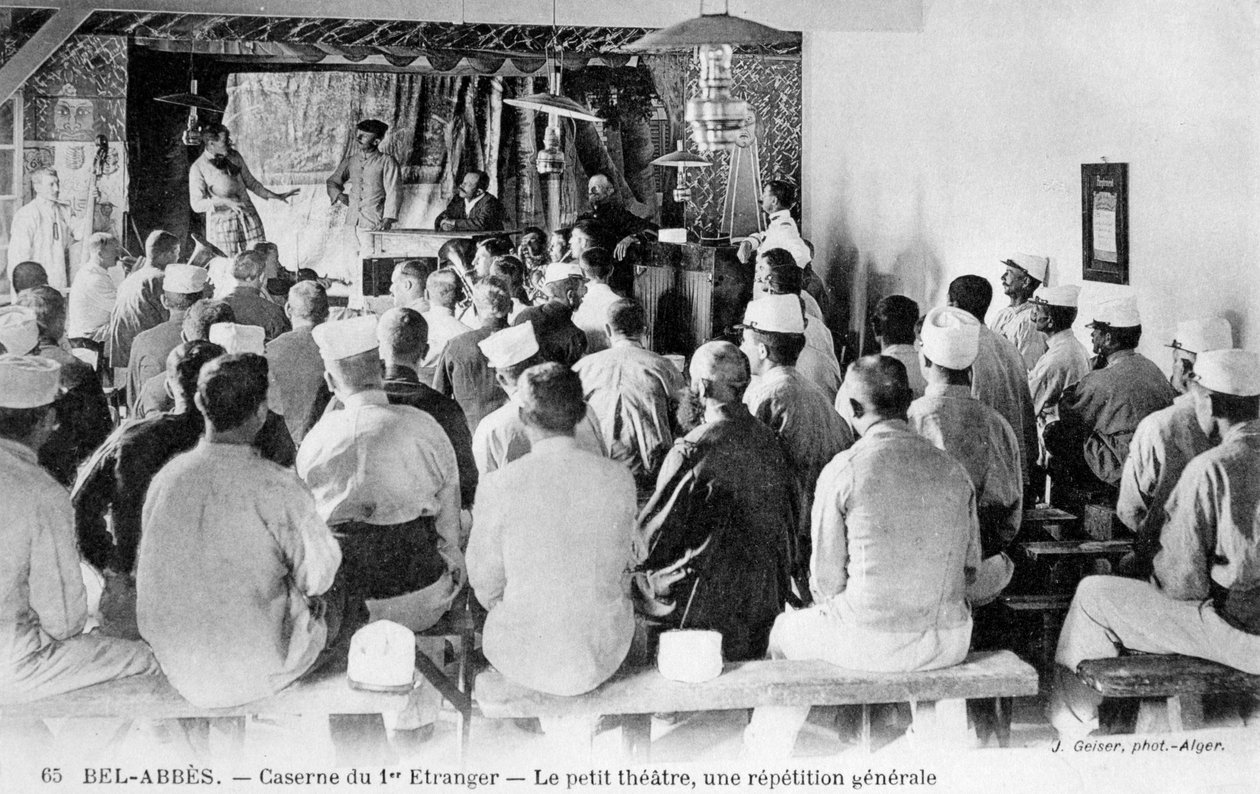 Fransız Yabancı Lejyonu, Sidi Bel Abbes, Cezayir, 20. yüzyıl. by J. Geiser