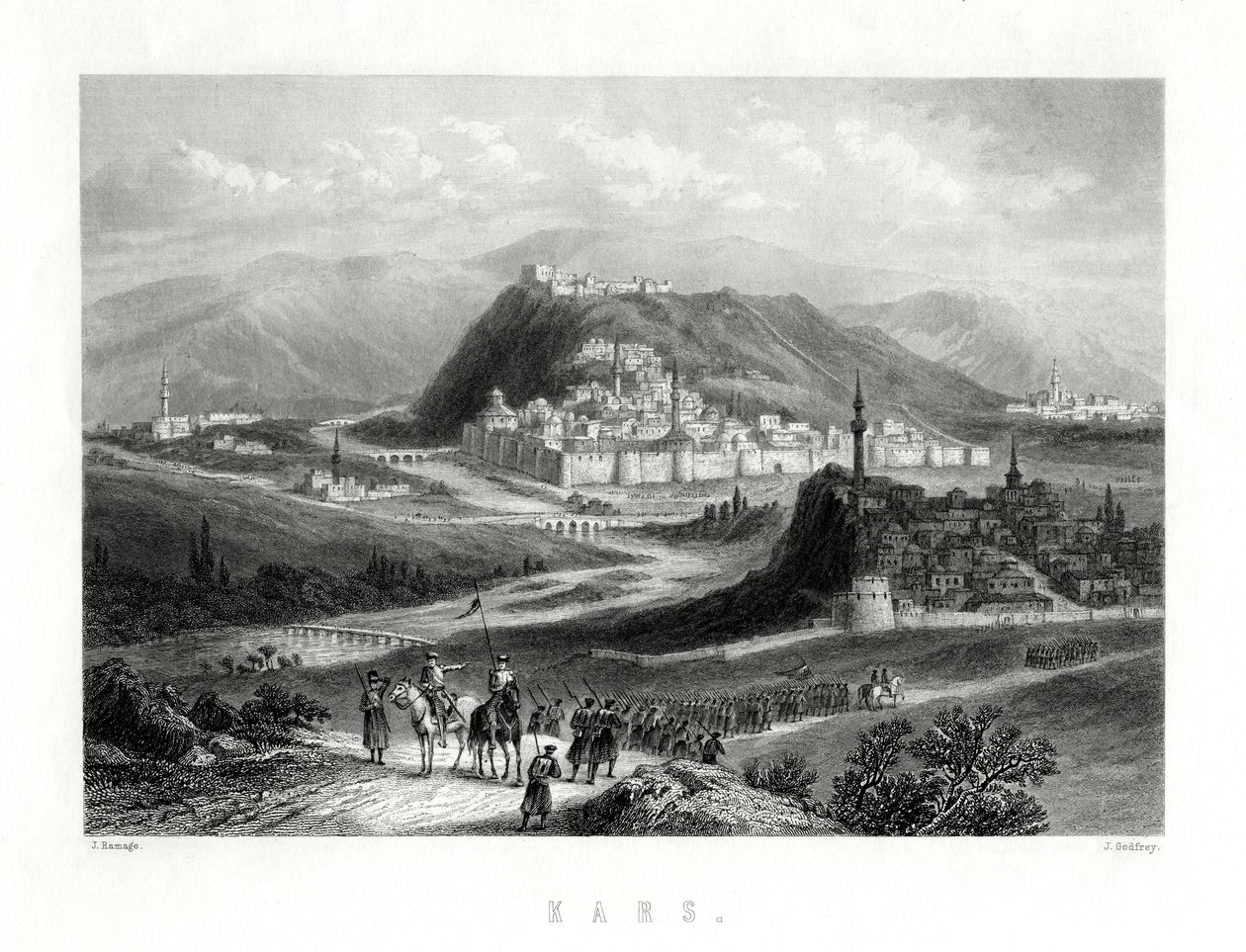 Kars, Türkiye, 19. yüzyıl by J. Godfrey