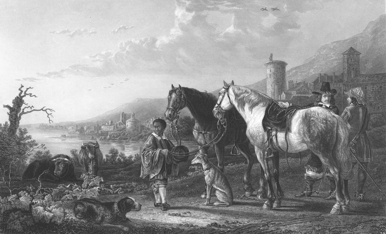 Köle Sayfası, c1854. by J. Godfrey