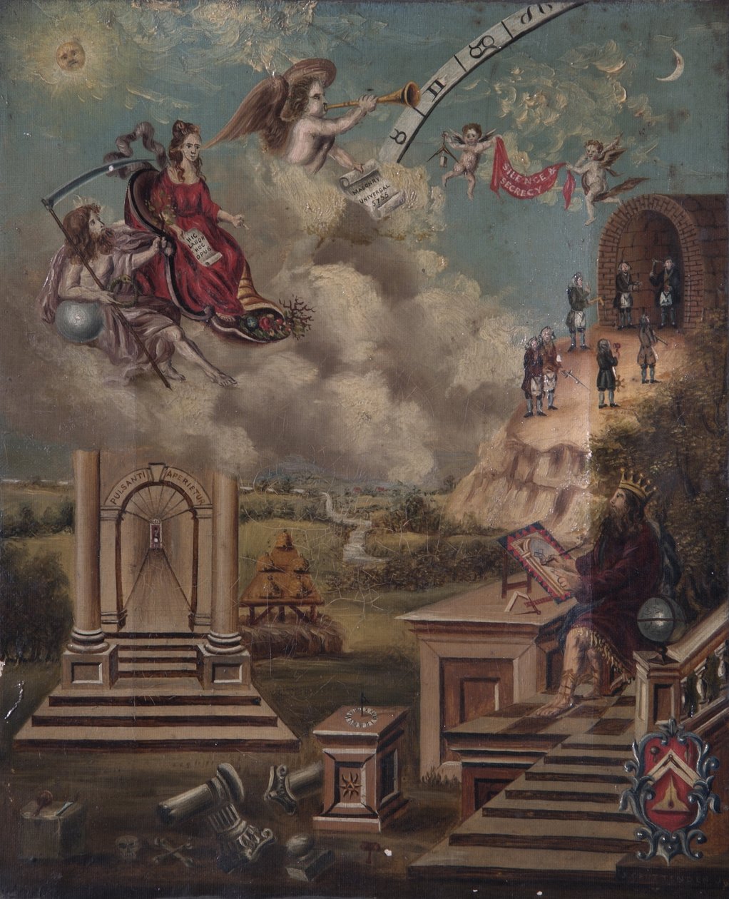 Burada Gösterilen Gizemler Sadece Bir Mason Biliniyor, 18. Yüzyıl by J. Gruttenden