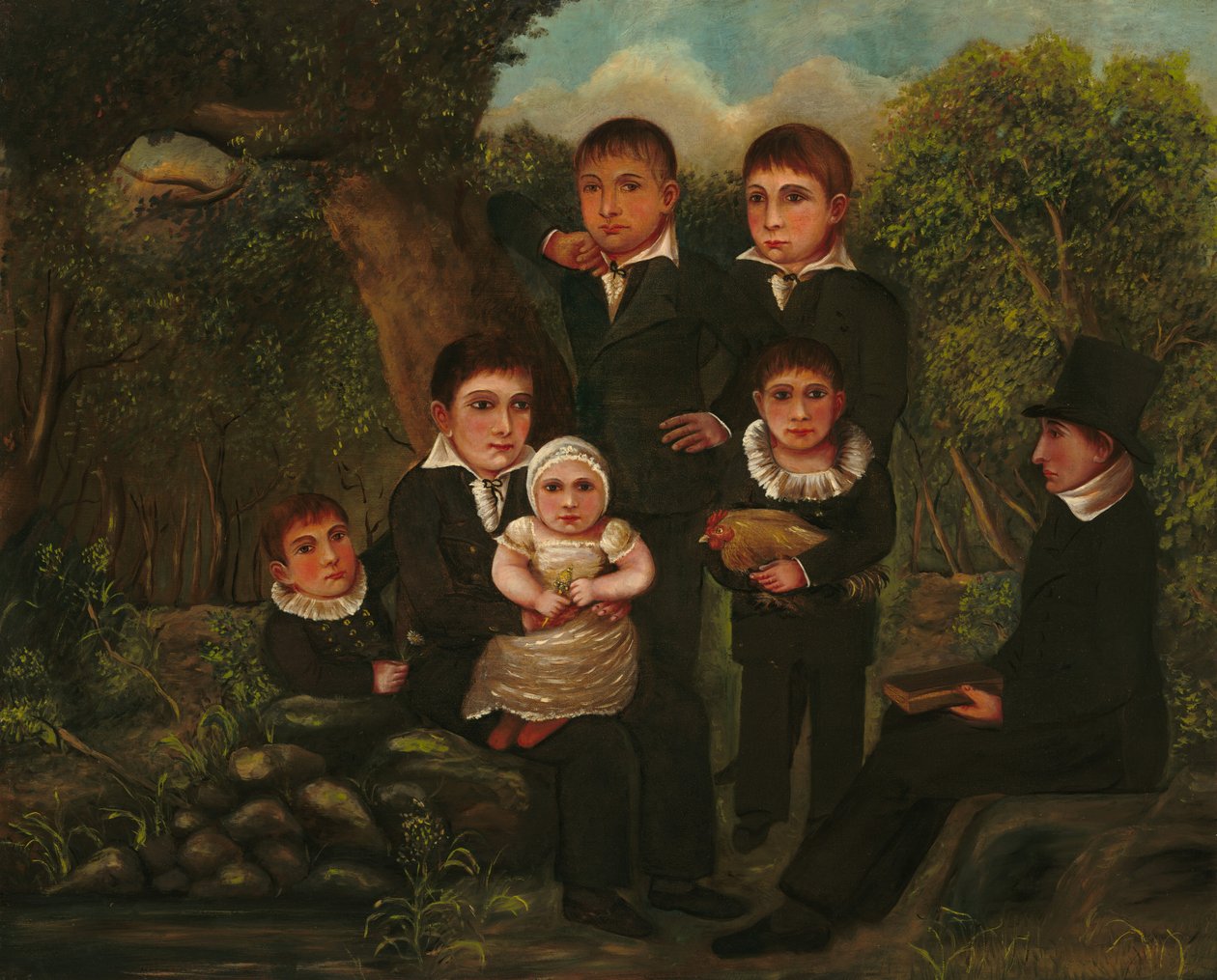 Abraham Clark ve Çocukları by J. H.
