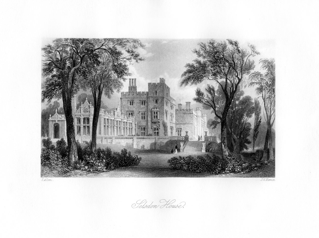 Selsdon Evi, 19. yüzyıl. by J. H. Kernot