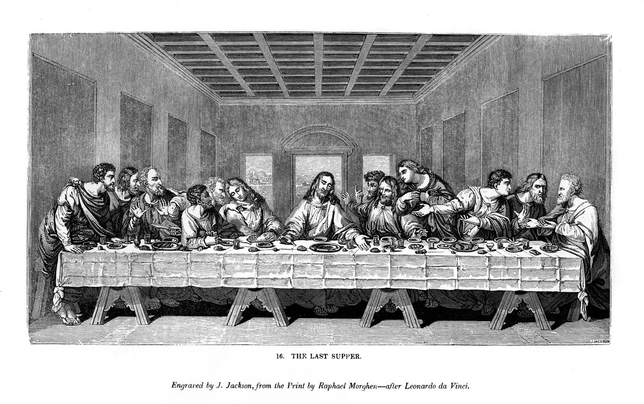 Son Akşam Yemeği, 1843 by J. Jackson