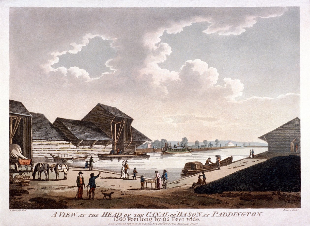 Bayswater, Paddington, Londra, 1801 by J Jeakes