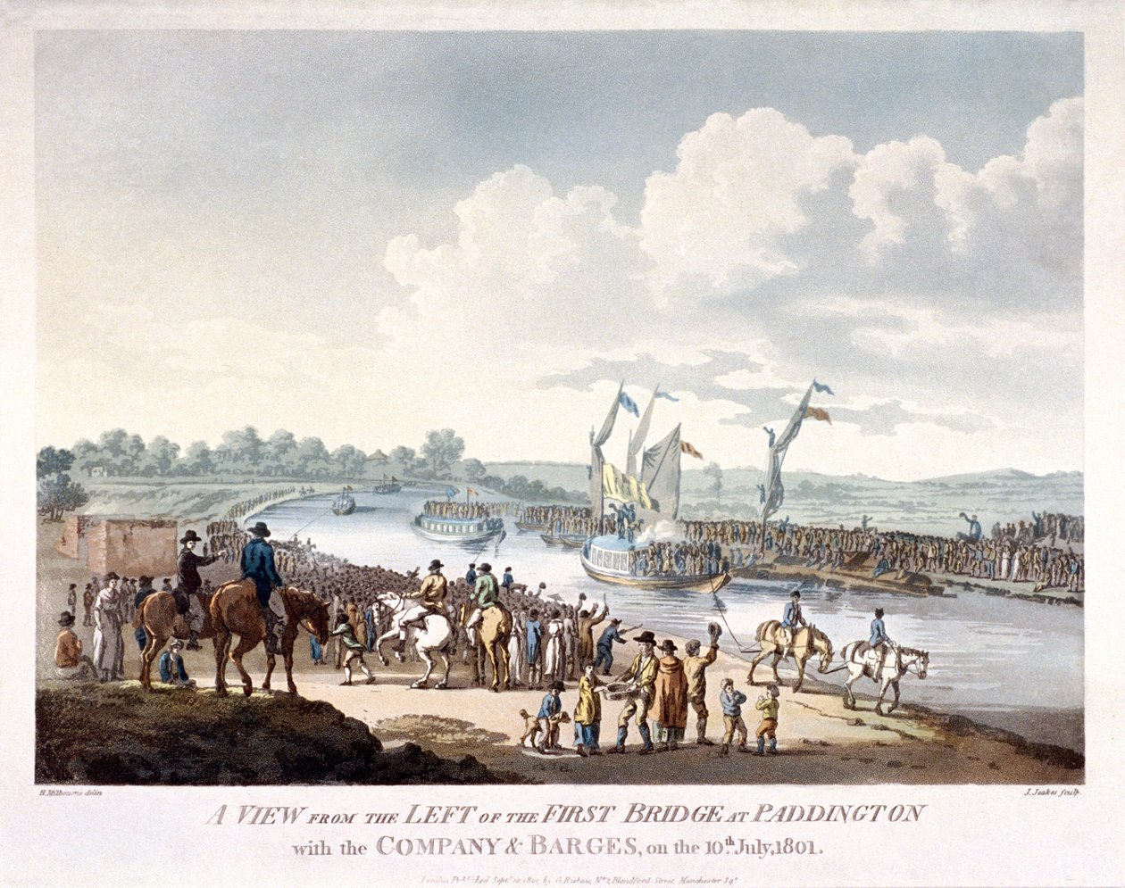 Bayswater, Paddington, Londra, 1801 by J Jeakes