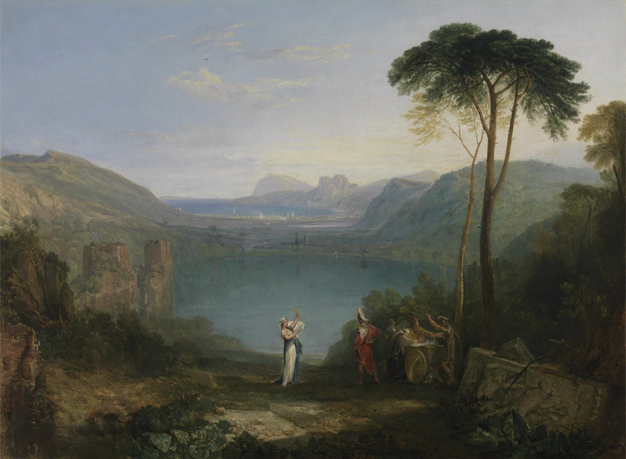 Avernus Gölü: Aeneas ve Cumaean Sybil by Joseph Mallord William Turner