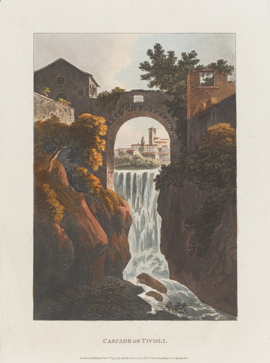 Tivoli Şelalesi by J. Merigot