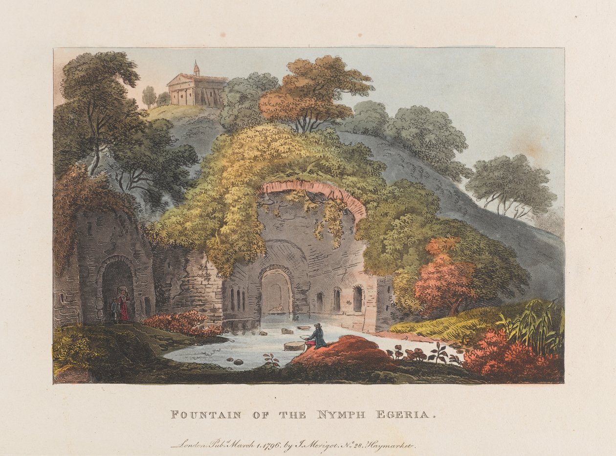 Perisi Egeria Çeşmesi by J. Merigot