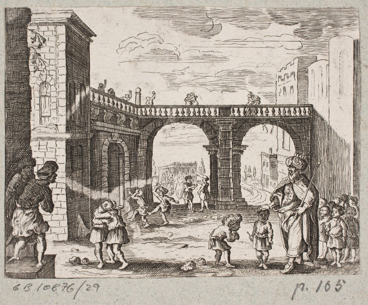 Adam Olearius til illüstrasyon, “Dahice Şair Schich Saadi tarafından Farsça Rosenthal […]”, Schleswig 1660 by J. Muller
