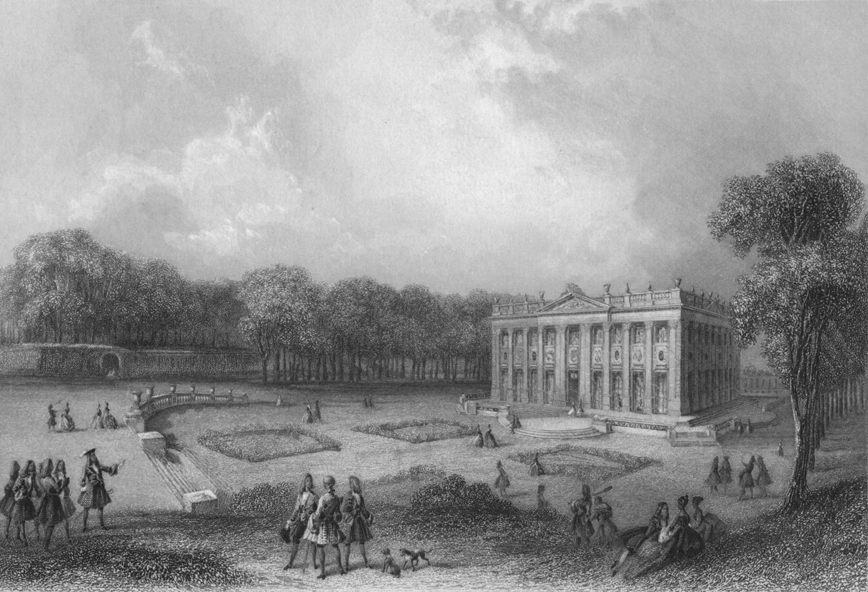 Petit Trianon, 1839 by J. P. Heath