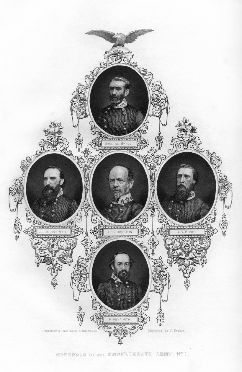 Konfederasyon Ordusu Generalleri, 1862-1867. by J. Rogers
