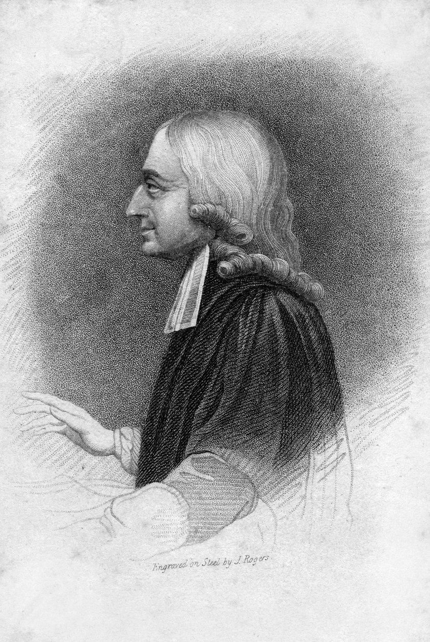 John Wesley, Metodist lider, 19. yüzyıl. by J. Rogers