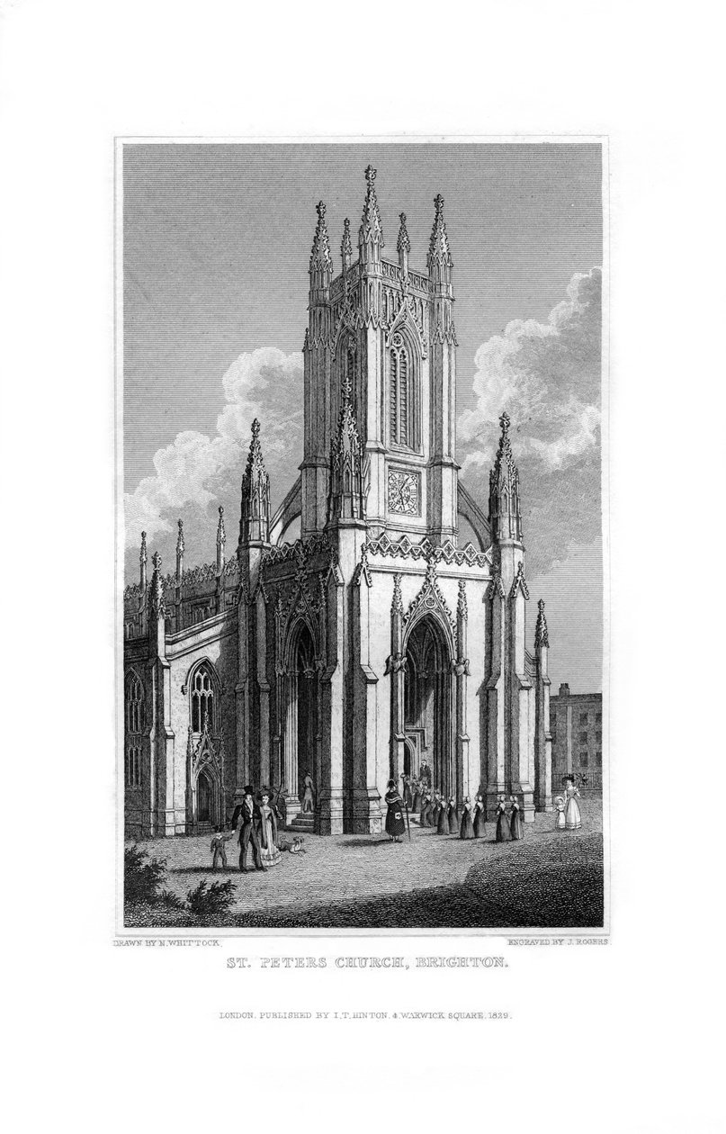 Aziz Peter Kilisesi, Brighton, Doğu Sussex, 1829. by J. Rogers