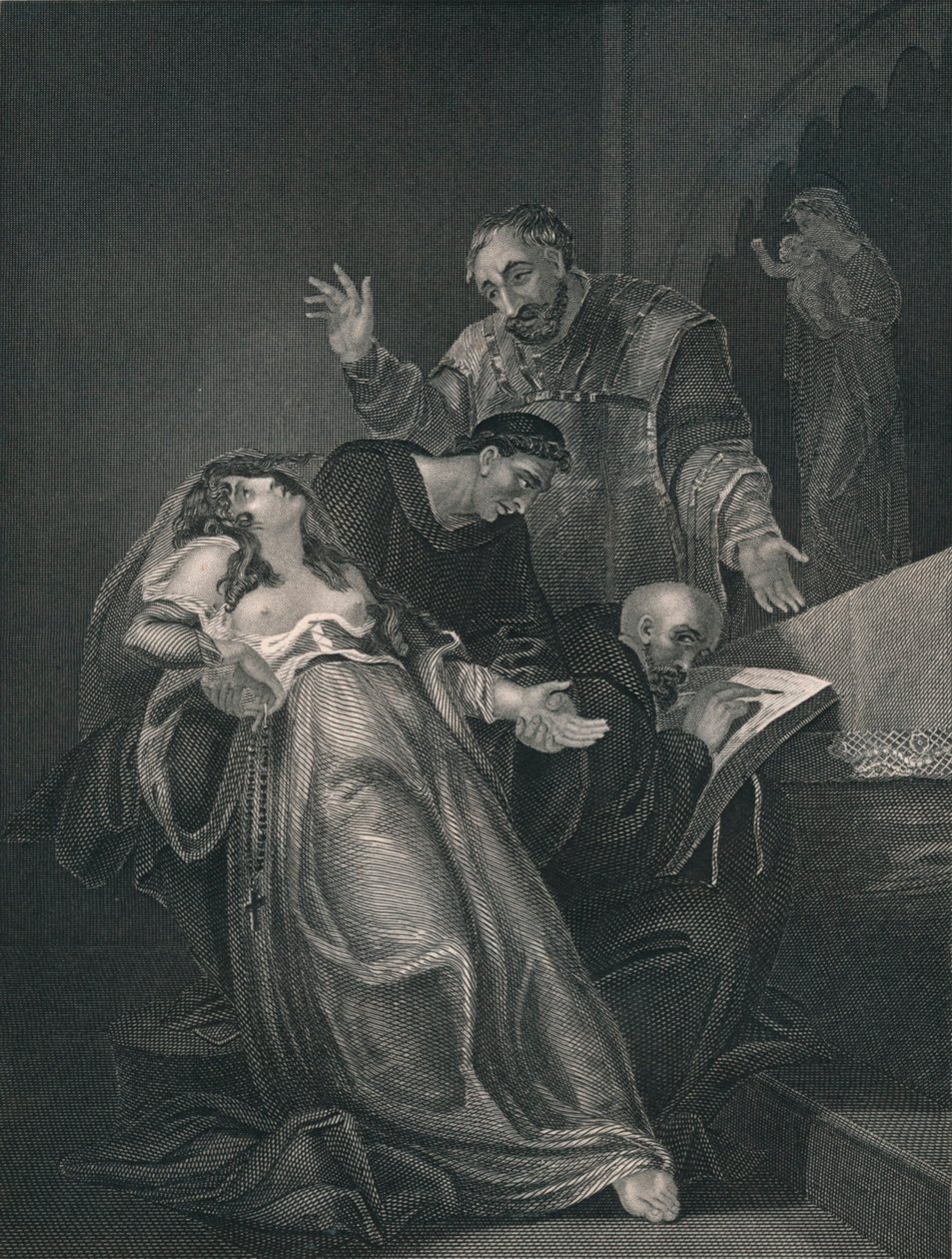 Kentin Kutsal Bakiresinin Sahtekarlığı, 16. yüzyıl, 1796, 19. yüzyılın ortaları. by J. Rogers