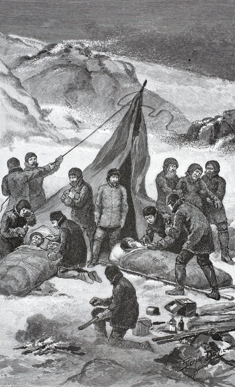 Kurtarma, 23 Haziran 1884, pub. Londra 1886 by J. Steeple Davis