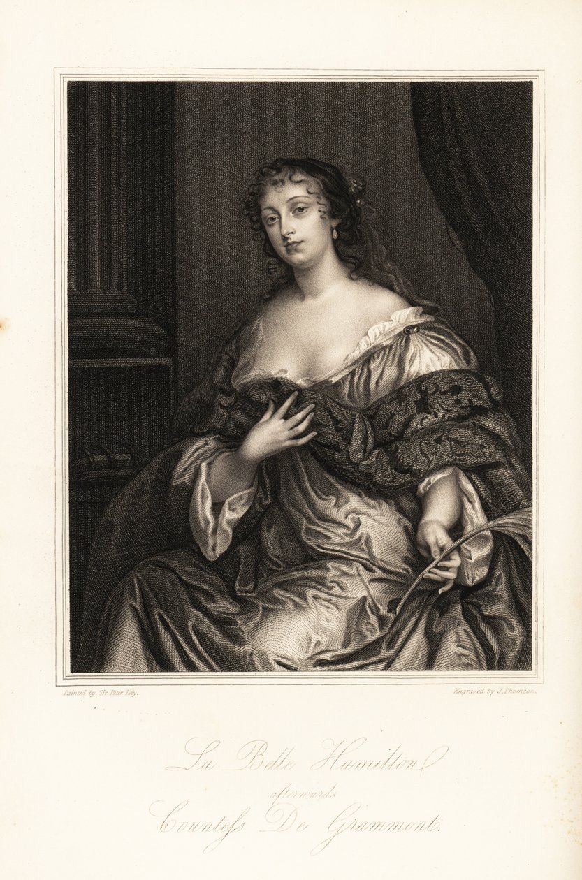 Elizabeth Hamilton, La Belle Hamilton, daha sonra Kontes de Grammont, Windsor Güzellerinden Philibert de Grammont