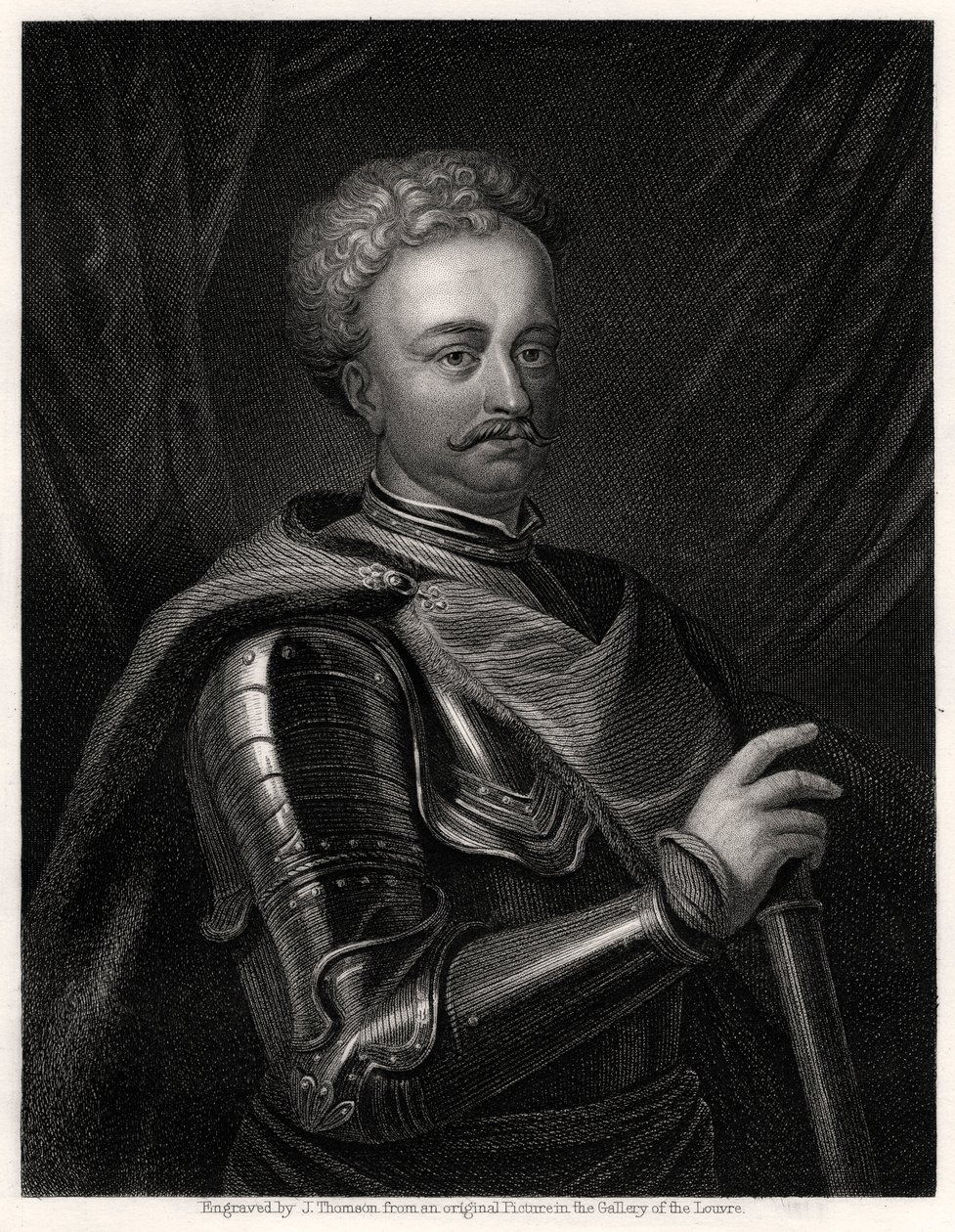 Jan III Sobieski, Polonya-Litvanya Topluluğu Kralı, 19. yüzyıl by J. Thomson