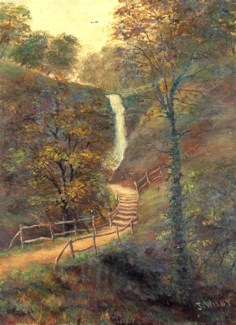 Shanklin Chine, Wight Adası, 1911 by J. Wilby