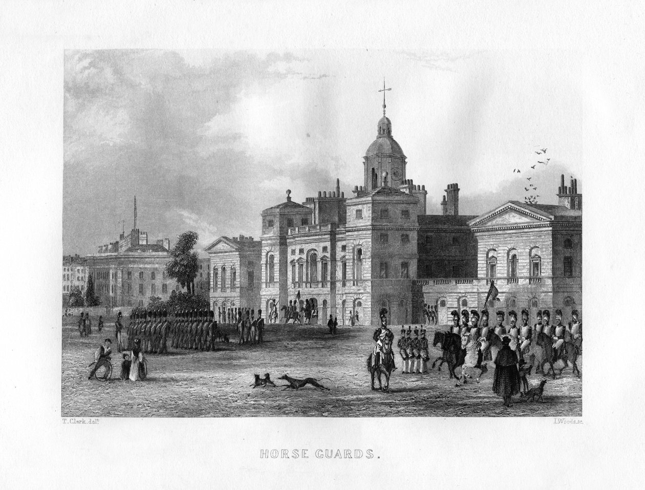 At Muhafızları, Londra, 19. yüzyıl. by J. Woods